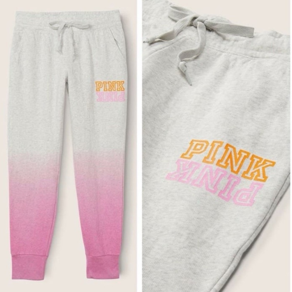 NWT VS PINK Ombre T-Shirt and Sweatpants Set - Picture 4 of 13